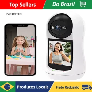 Câmera Wi-Fi com Videochamada para Monitoramento de Idosos e Bebês