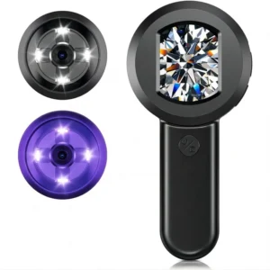 Lupa Digital Portátil com Tela e Iluminação LED para Inspeção