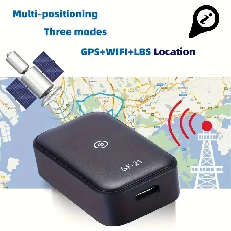 Rastreador GPS Inteligente GF21 para Idosos e Crianças com Alarme SOS - Imagem 4