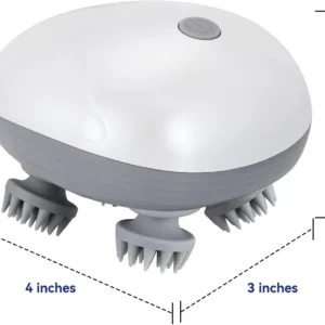 Massageador Elétrico Portátil para Couro Cabeludo e Corpo