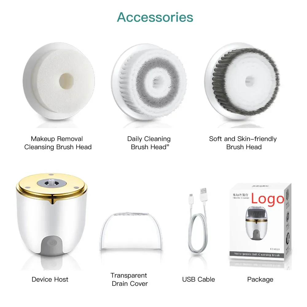 Escova de Limpeza Facial PAKISS para Limpeza de Poros e Pele - Imagem 5