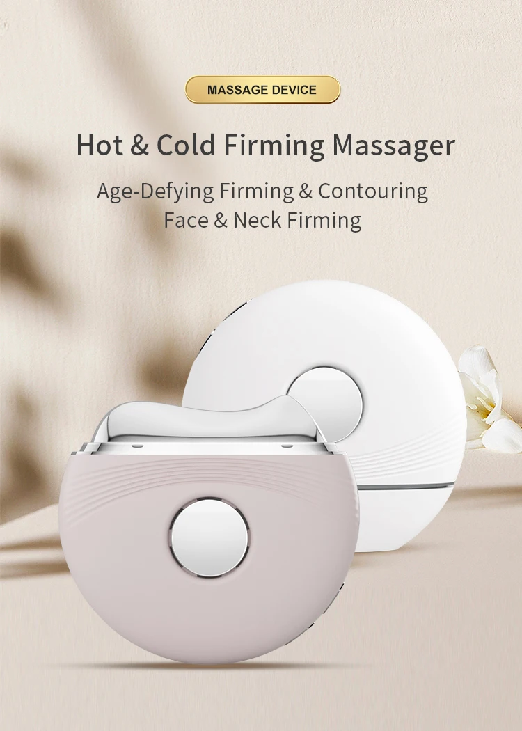 Massageador Facial Elétrico com Função Quente, Fria e EMS - Imagem 8