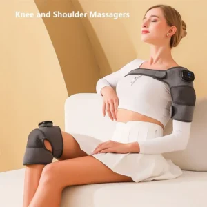 Massageador Térmico para Ombro e Joelho com Vibração e Sem Fio