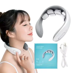 Massageador Cervical Portátil com Calor para Relaxamento Muscular