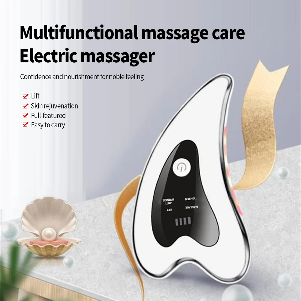 Massageador Facial Gua Sha Elétrico para Lifting e Cuidados da Pele - Imagem 3