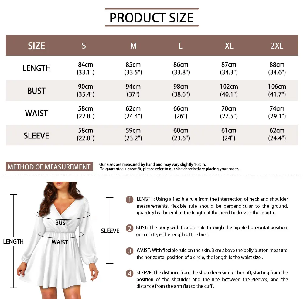 Vestido Feminino Estampado com Decote V para Uso Casual e Festas - Imagem 6