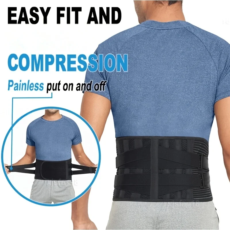 Cinta Lombar Ajustável com Compressão para Apoio e Postura - Imagem 6