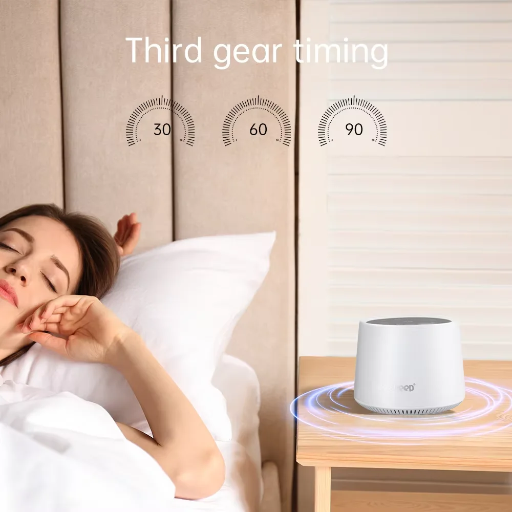 Máquina de Ruído Branco com 36 Sons e Luz Noturna para Sono - Imagem 8