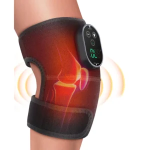 Massageador Elétrico para Joelhos e Pernas com Aquecimento e Vibração