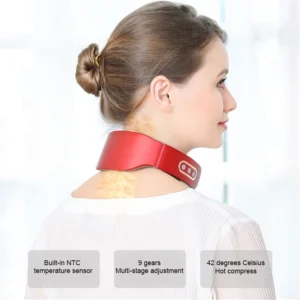 Massageador Cervical Elétrico para Alívio de Tensão no Pescoço