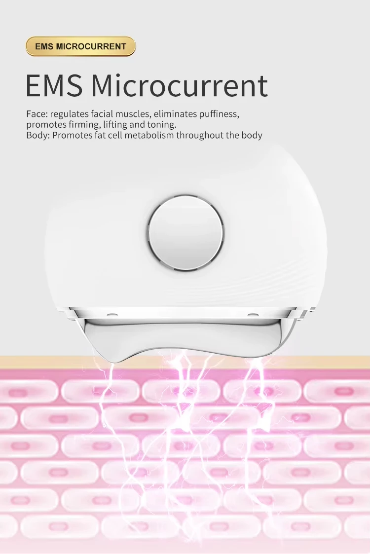 Massageador Facial Elétrico com Função Quente, Fria e EMS - Imagem 3