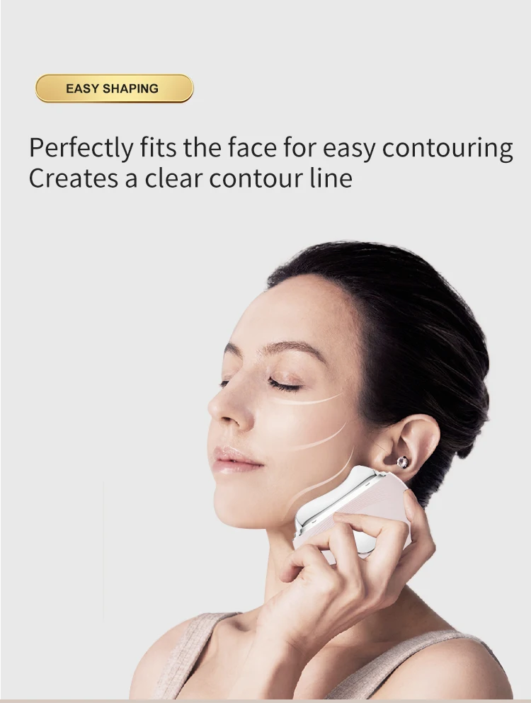 Massageador Facial Elétrico com Função Quente, Fria e EMS - Imagem 11