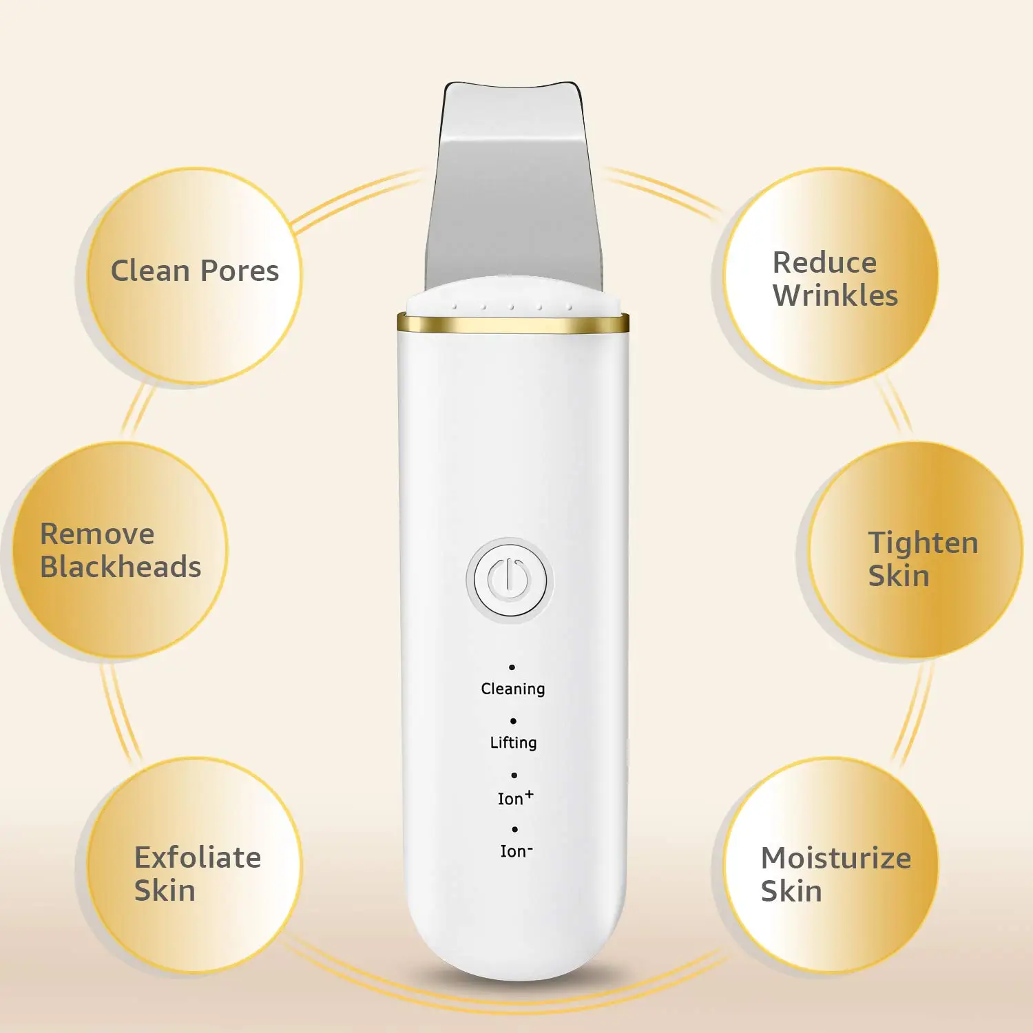 Esfoliante Ultrassônico para Limpeza Facial e Remoção de Cravos - Imagem 5