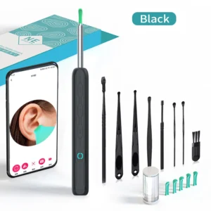 Limpador de Ouvido Visual com Câmera e Wi-Fi para Higiene