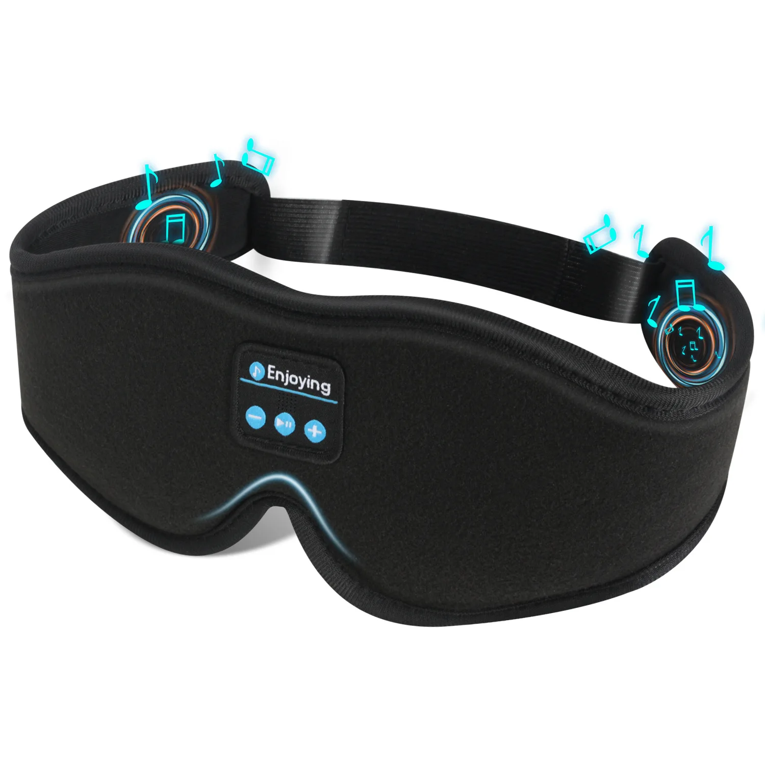 Máscara de Dormir com Fones Bluetooth para Relaxamento - Imagem 3