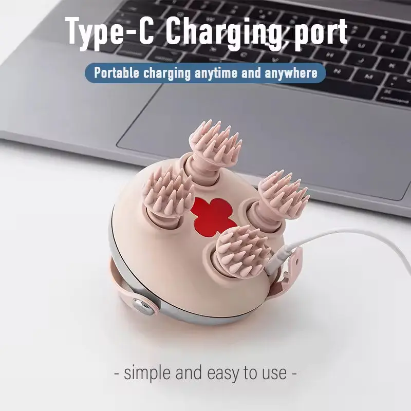 Massageador Elétrico Portátil para Couro Cabeludo e Corpo - Imagem 6