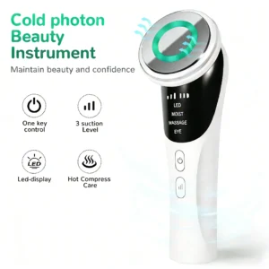 Massageador Facial Elétrico para Limpeza e Cuidados com a Pele