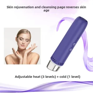 Massageador Facial Térmico para Redução de Inchaço e Linhas na Pele