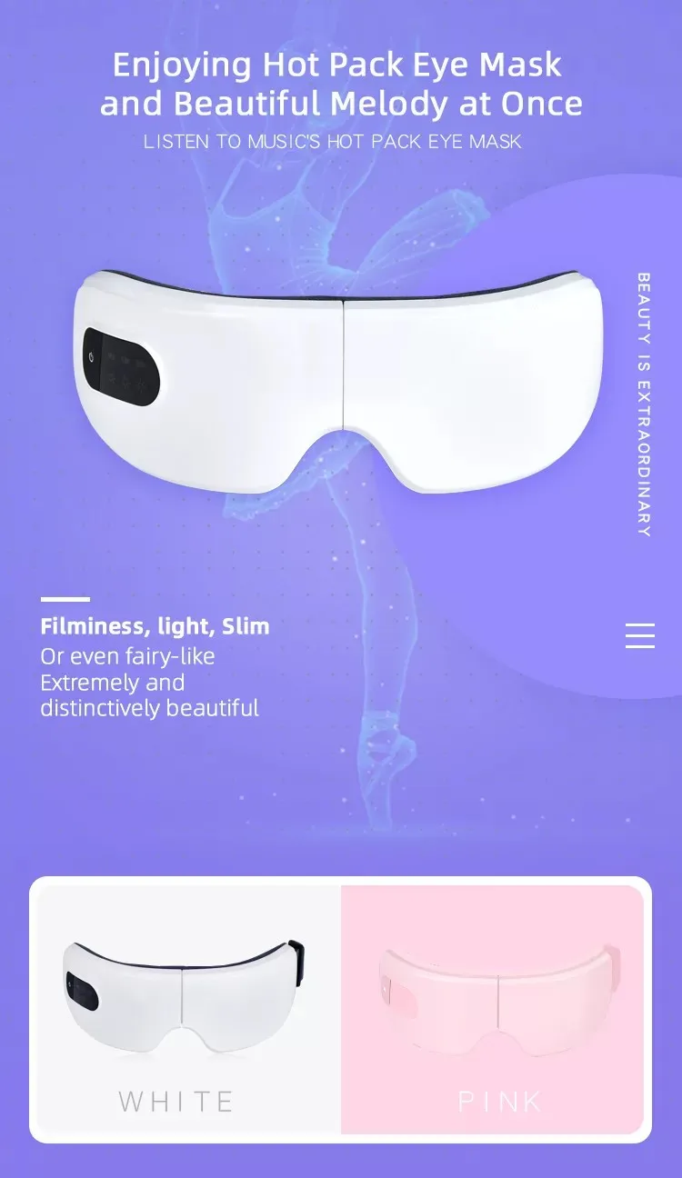 Massageador Ocular com Aquecimento para Relaxamento e Alívio de Fadiga - Imagem 9