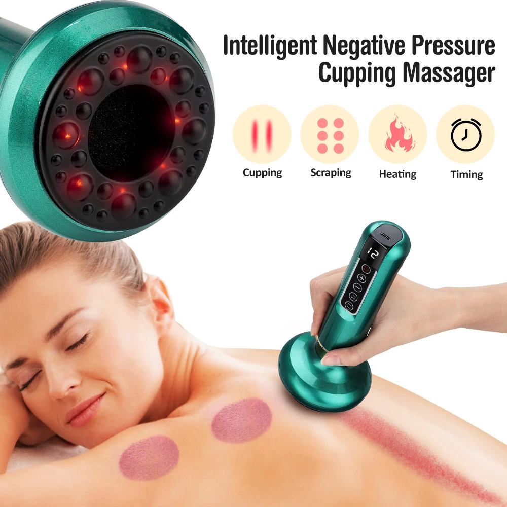 Massageador Elétrico de Ventosoterapia para Relaxamento Corporal - Imagem 7