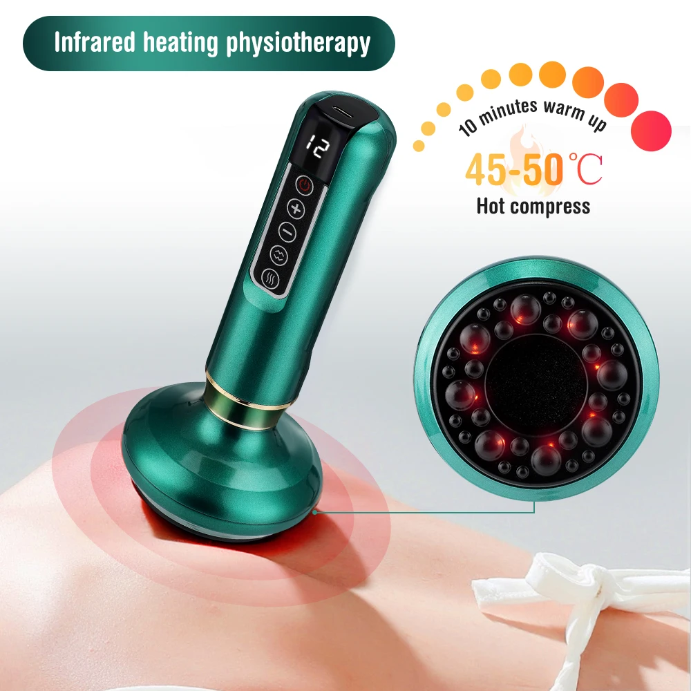 Massageador Elétrico de Ventosoterapia para Relaxamento Corporal - Imagem 8