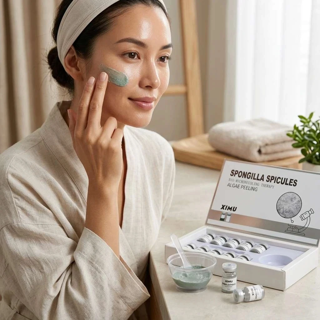Kit de Esfoliação Facial com Espículas de Algas para Renovação da Pele - Imagem 6