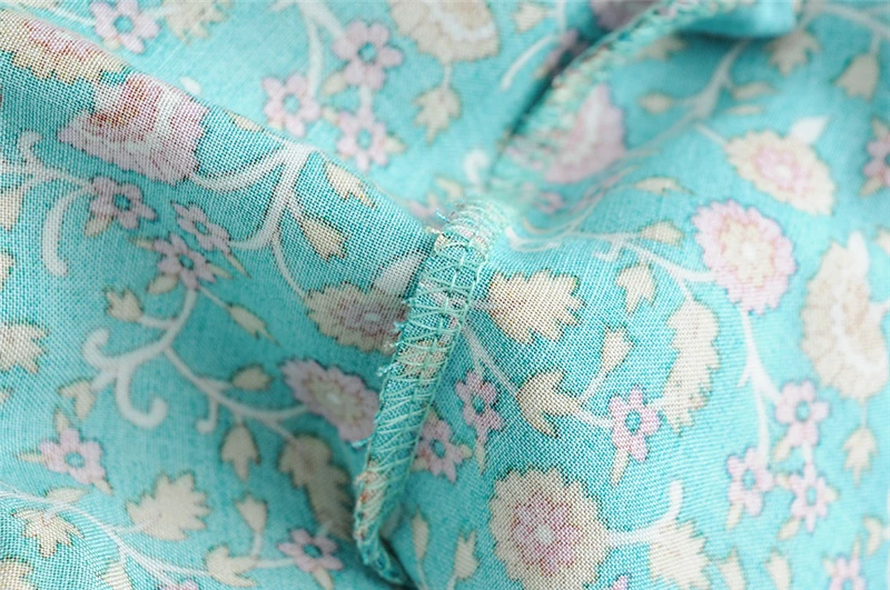 Vestido Maxi Longo Estampa Floral Vintage com Decote em V - Imagem 19