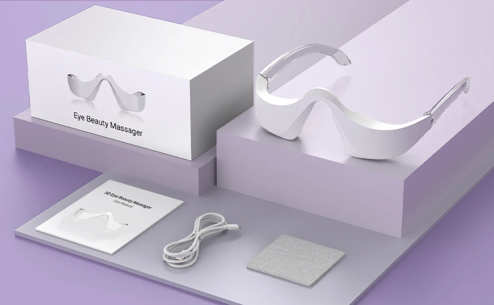 Massageador Elétrico para os Olhos com Aquecimento e Vibração - Imagem 5