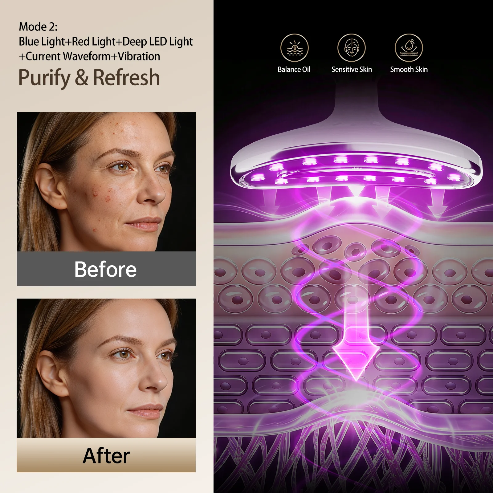 Massageador Facial e Corporal para Cuidados Estéticos da Pele - Imagem 5