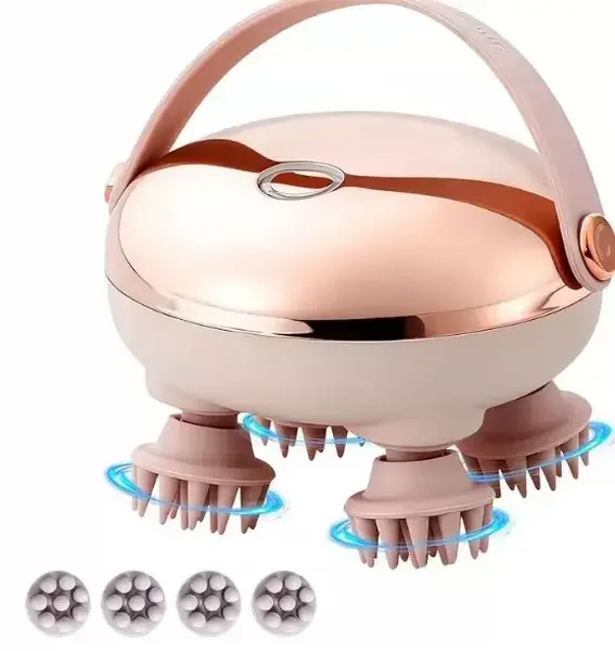 Massageador Elétrico Portátil para Couro Cabeludo e Corpo - Imagem 2