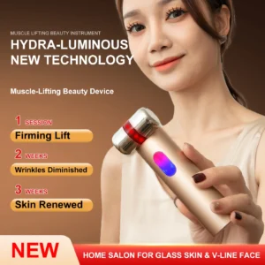 Bastão de Microcorrente para Lifting Facial e Redução de Rugas