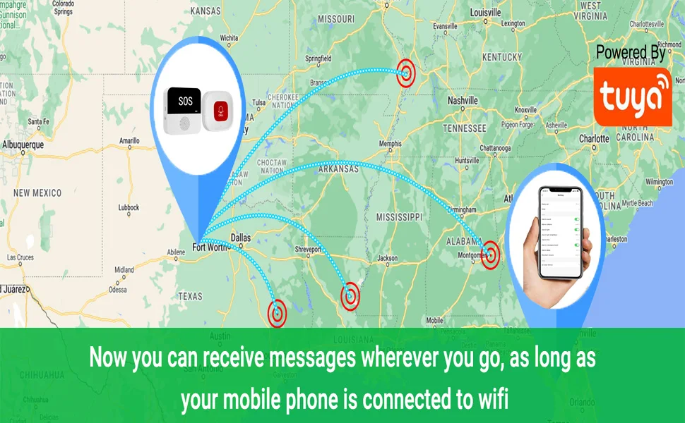 Sistema de Alarme SOS Wi-Fi ANGUS para Cuidado de Idosos - Imagem 15
