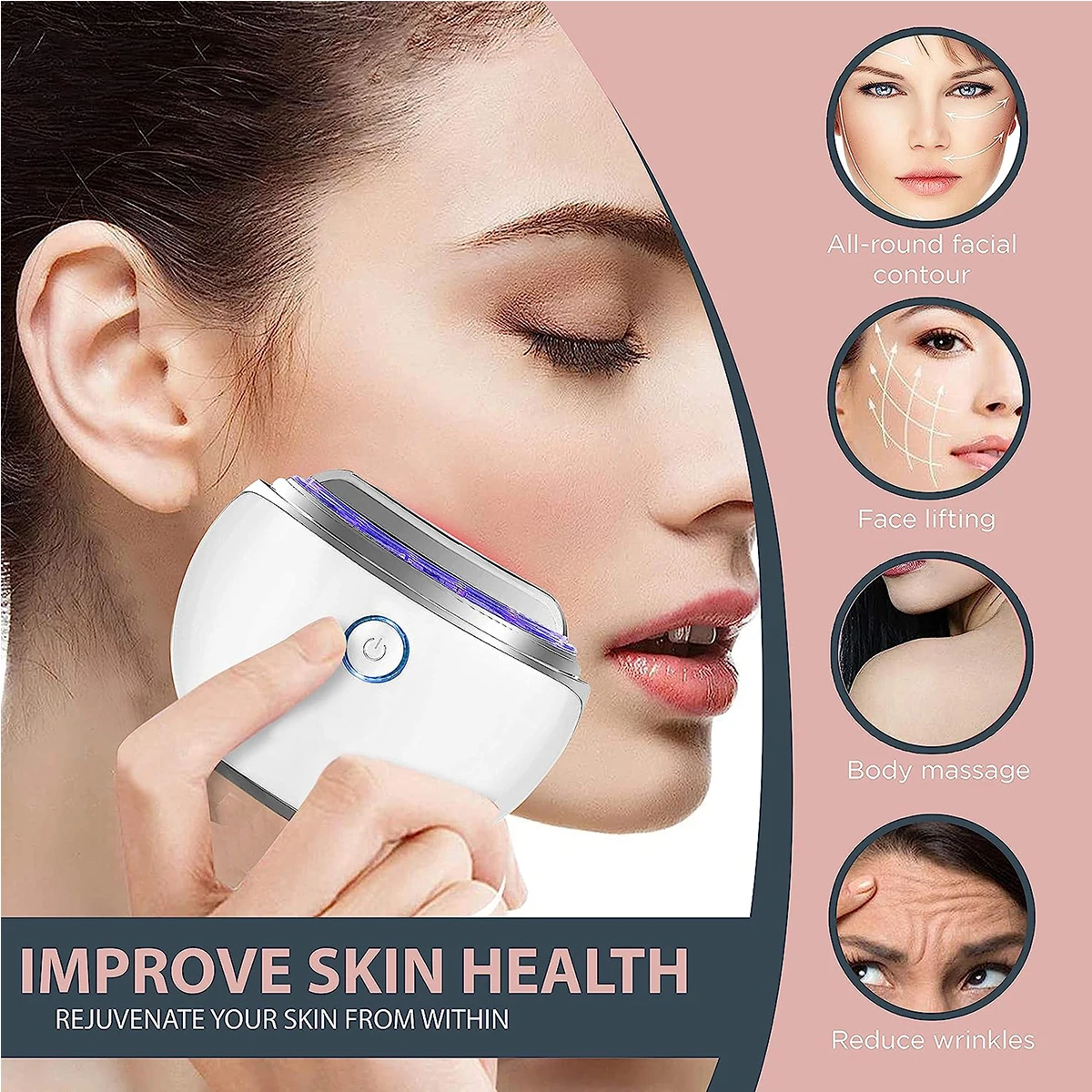 Massageador Facial e Corporal para Lifting e Cuidados com a Pele - Imagem 4