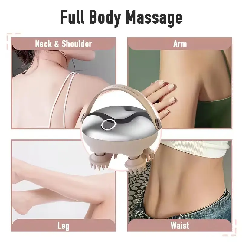 Massageador Elétrico Portátil para Couro Cabeludo e Corpo - Imagem 5