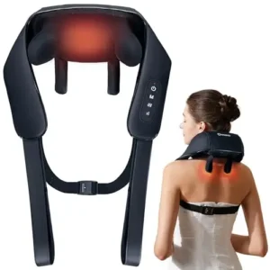 Massageador Elétrico para Pescoço e Ombros com Aquecimento