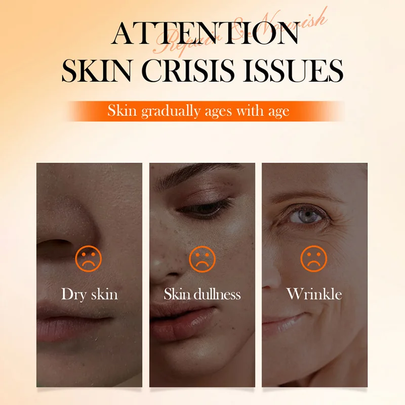 Creme Facial de Vitamina C SADOER para Hidratação e Cuidados da Pele