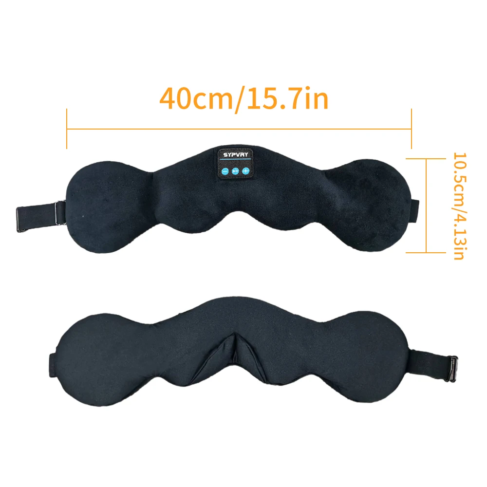 Máscara de Dormir com Fones Bluetooth para Descanso e Áudio - Imagem 10