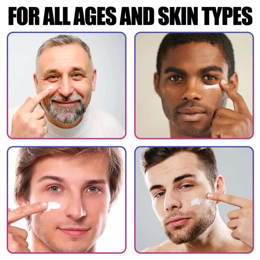 Creme Antirrugas Masculino de Colágeno e Ácido Hialurônico