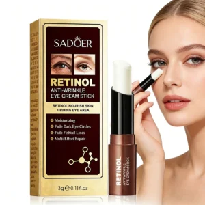 Bastão de Creme para Olhos SADOER com Retinol para Hidratação