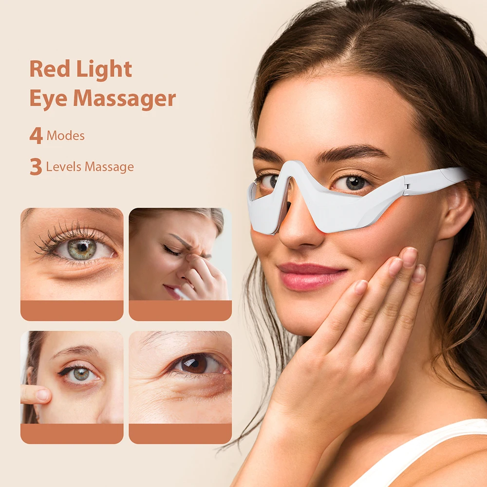 Massageador de Olhos 3D com Luz Vermelha para Relaxamento e Cuidado - Imagem 24