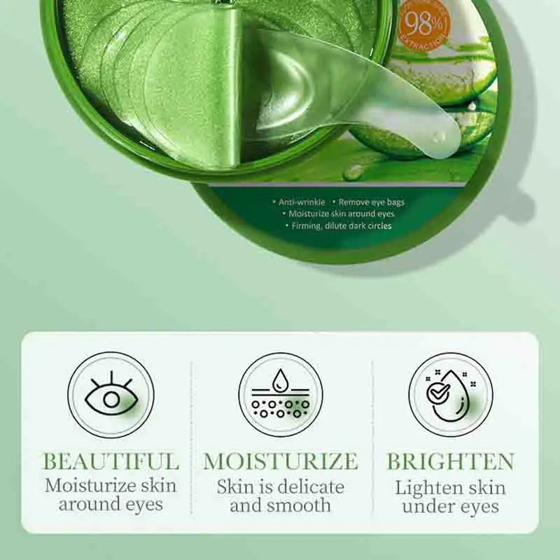 Máscara de Olhos de Aloe Vera e Colágeno SADOER - Imagem 17