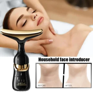 Massageador Facial 3 em 1 para Lifting e Firmeza da Pele