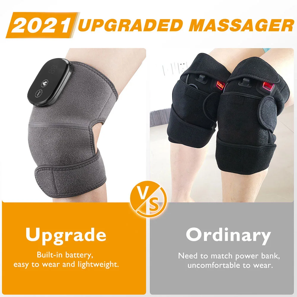 Joelheira Massageadora com Aquecimento para Alívio e Relaxamento - Imagem 14