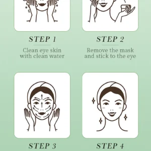 Máscara de Olhos de Aloe Vera e Colágeno SADOER