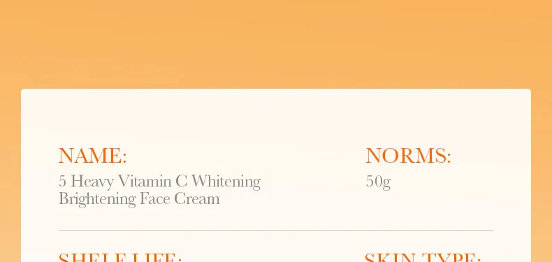 Creme Facial de Vitamina C SADOER para Hidratação e Cuidados da Pele - Imagem 8