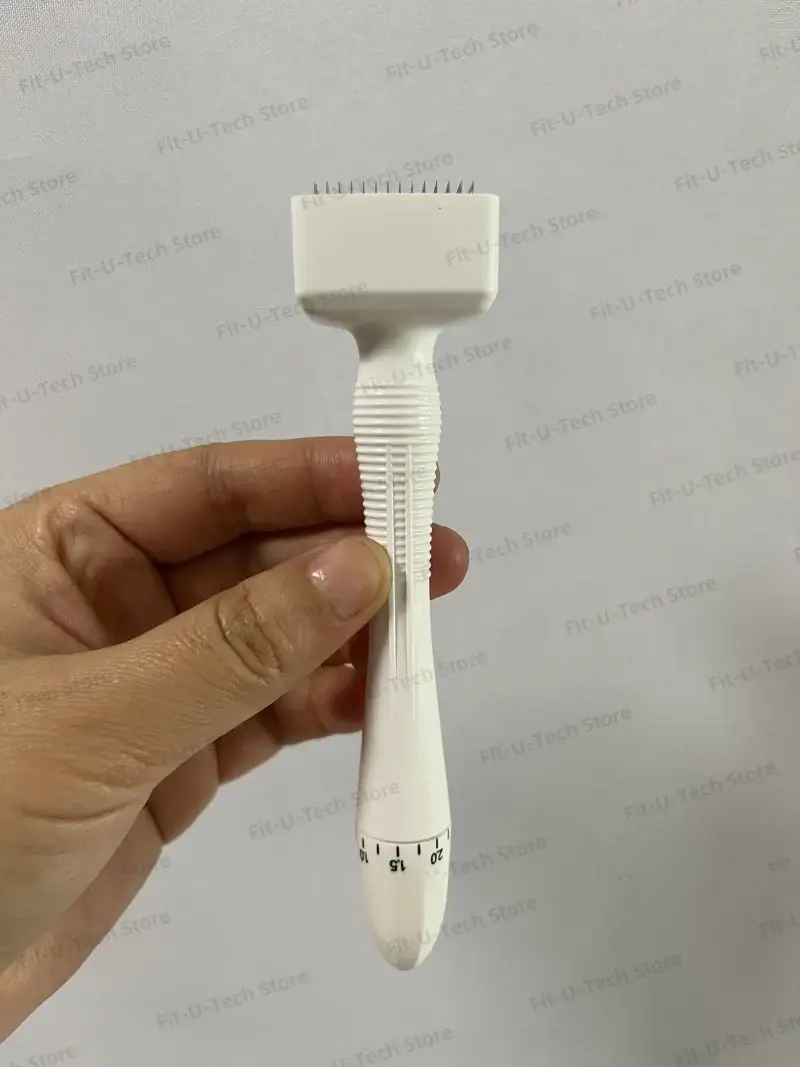 Carimbo de Microagulhamento Ajustável para Cuidados com a Pele e Barba - Imagem 14