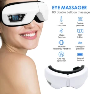 Massageador Elétrico para Relaxamento e Alívio da Fadiga Ocular