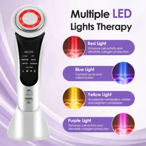 Massageador Facial para Rejuvenescimento e Limpeza da Pele PASTSKY
