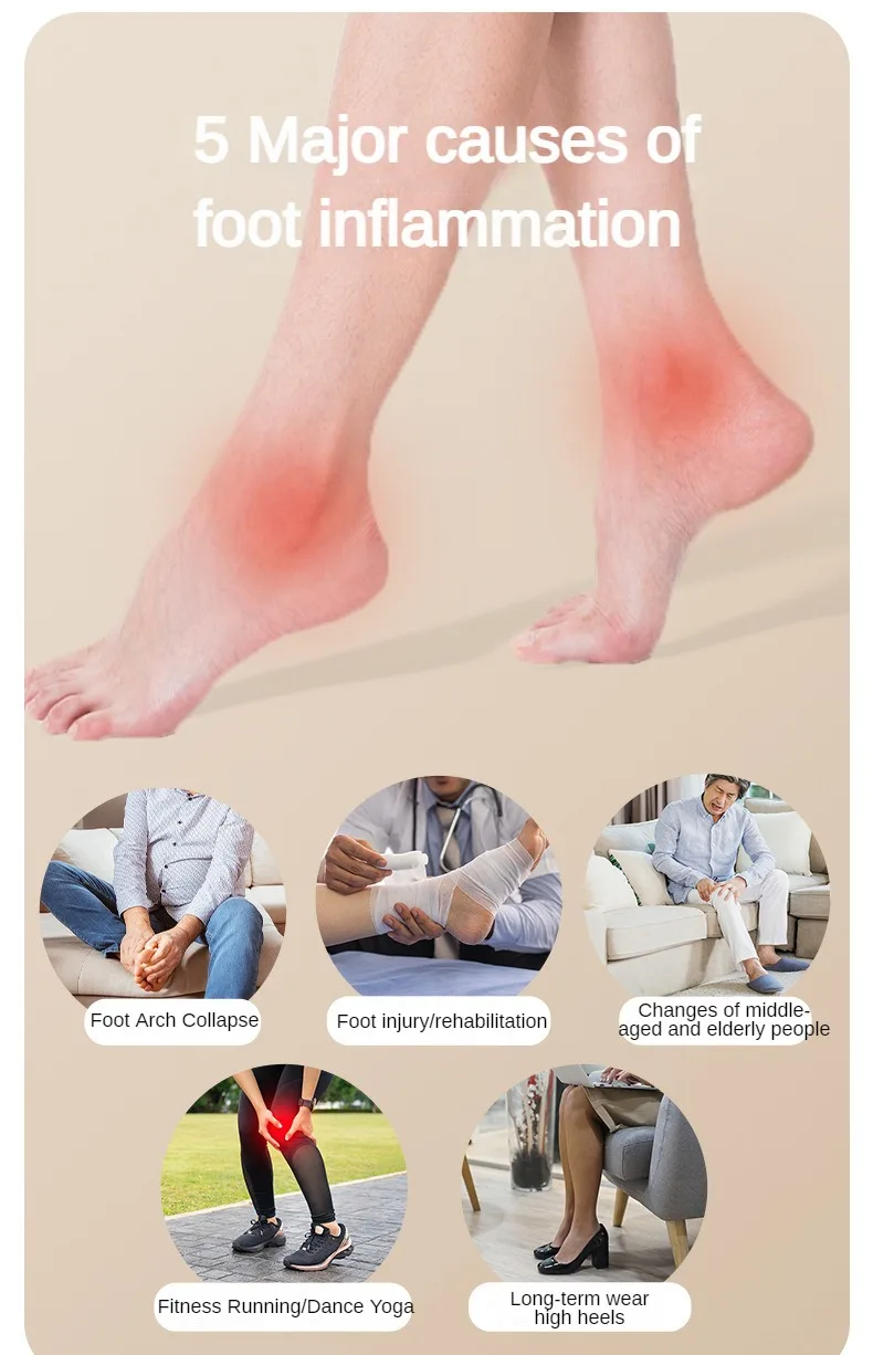 Rolo Massageador de Pés para Relaxamento e Alívio de Tensão - Imagem 7
