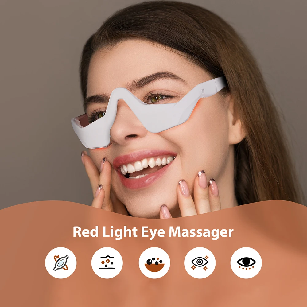 Massageador de Olhos 3D com Luz Vermelha para Relaxamento e Cuidado - Imagem 3